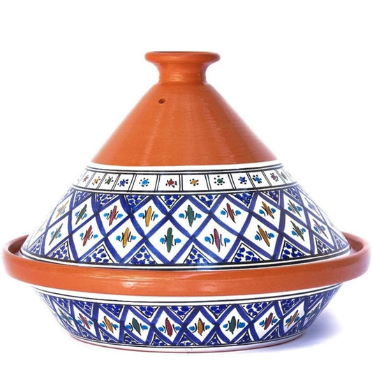 Tunisian Tagine Hand-made & Hand-Painted