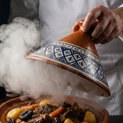 Tunisian Tagine Hand-made & Hand-Painted