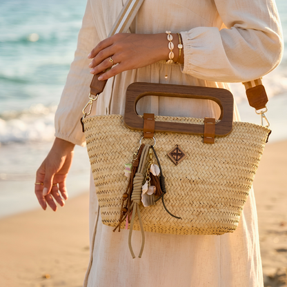 Fairouz Woven Basket Bag