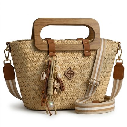 Fairouz Woven Basket Bag